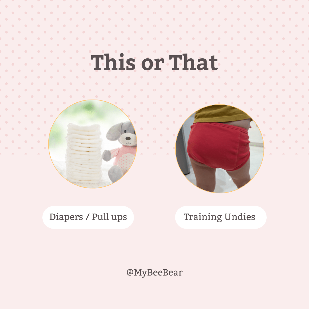 The Great Potty Training Debate: Pull-Ups or Potty Training Underwear? - MyBeeBear
