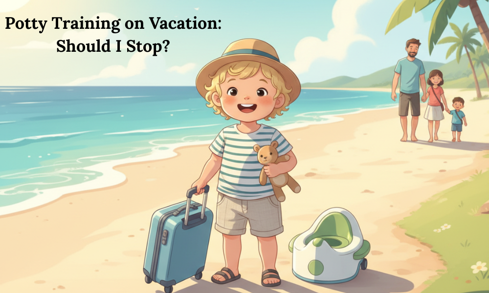 Potty Training on Vacation: Should I Stop?