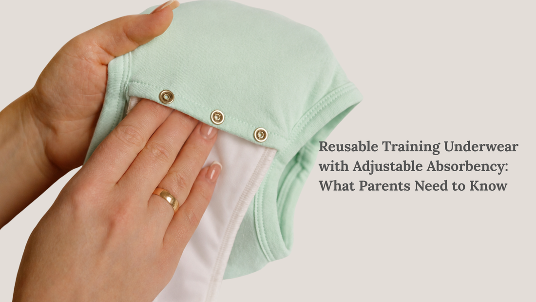 underwear with hidden pocket with hand putting pad inside of underwear for absorbency