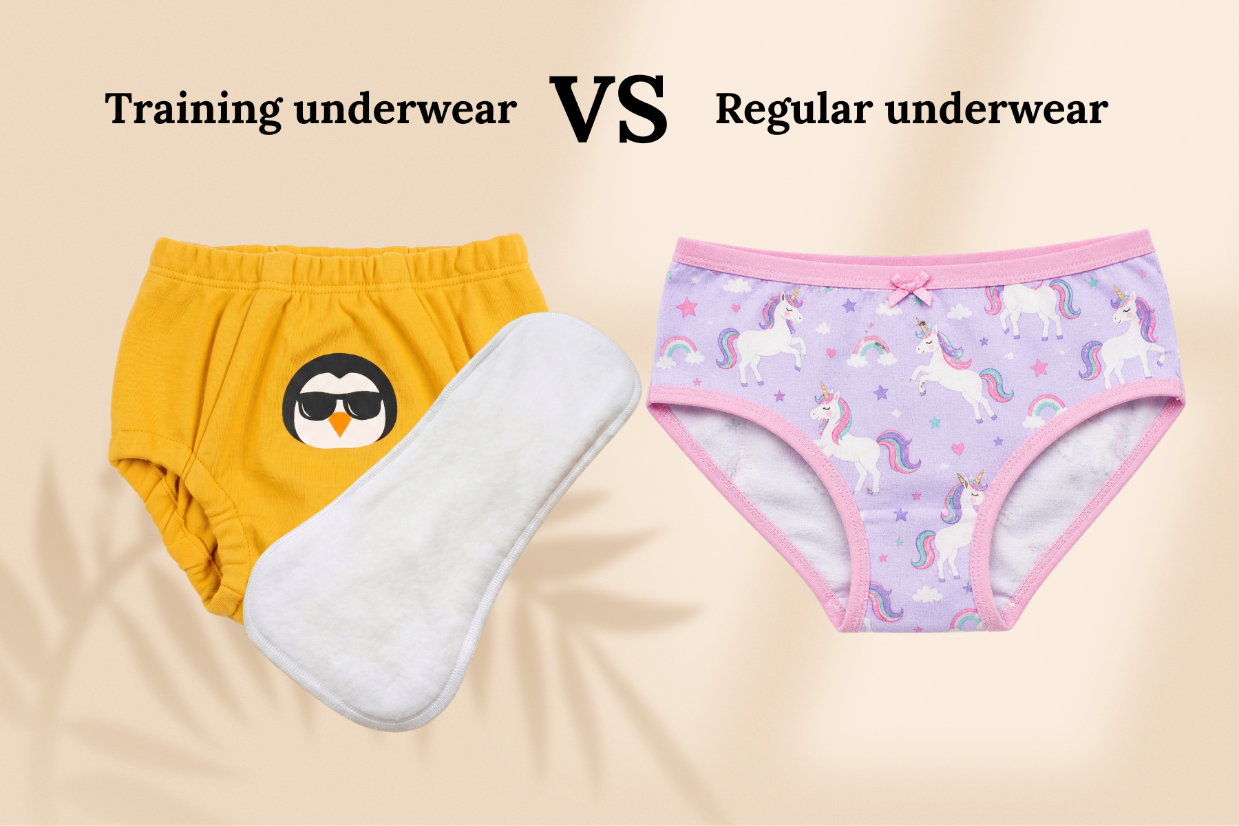 Image featuring potty training and regular underwear 