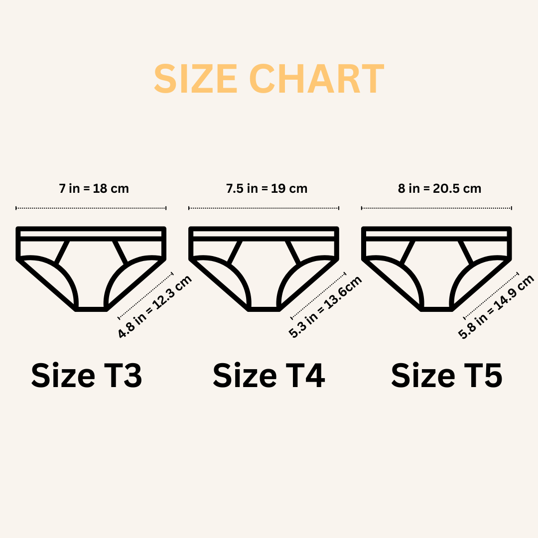 1 Pair of Smart Potty Training & Bedwetting Underwear
